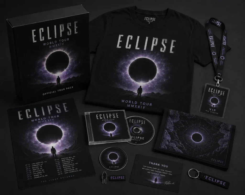Tour merch pack